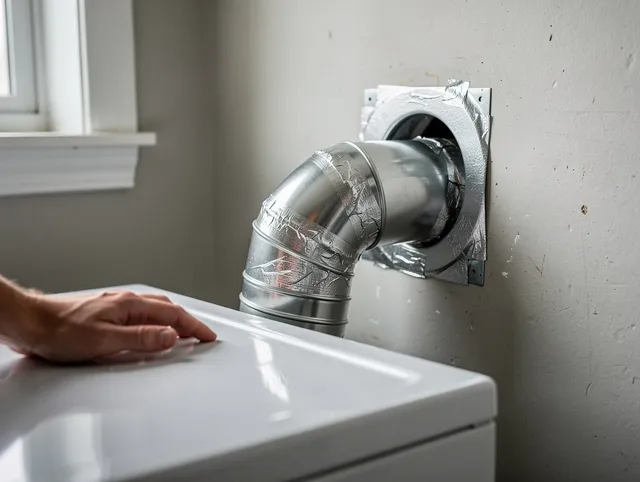 Port Chester Dryer Vent Cleaning expert performing professional dryer vent repair and installation in Port Chester
