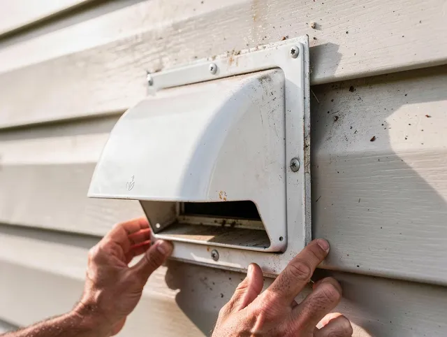 Port Chester Dryer Vent Cleaning technician delivering thorough residential dryer vent cleaning service in Port Chester